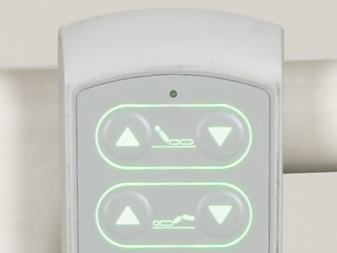 NOA Backlit Handset Control for Hospital Beds