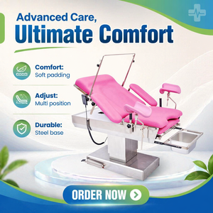 LTST17 Medical Equipment Electric Gynecological Examination Table Obstetric Bed Surgery Gynecology Delivery Bed