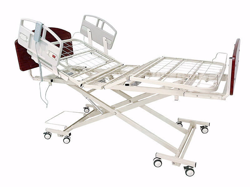 NOA EliteCare electric long term care bed elevated position view