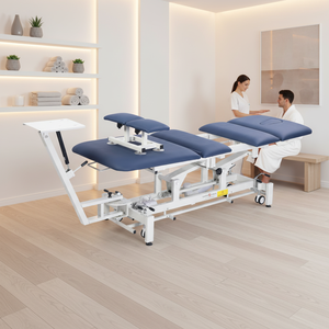 Electric Adjustable Metal Frame Chiropractic Massage Pulling Vertebrae Traction Bed