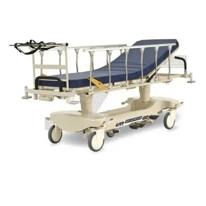 Luxury Hydraulic Transfer Hospital Emergency Stretcher Trolley With 7cm Mattress