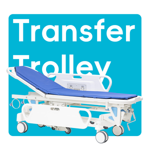 YXZ-E-1 Popular Manual Patient Transfer Trolley ABS Transport Stretcher