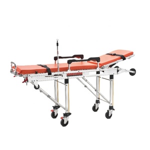 Medical Collapsible Hospital Equipment For Patient Transfer Folding Ambulance Stretcher