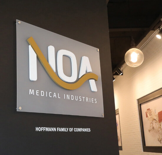 NOA Medical manufacturing plant interior steel fabrication