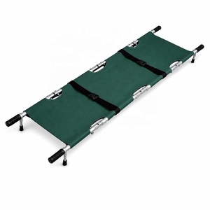 Four Fold Folding Stretcher Aluminum Alloy Rescue Carrier 160kg Load