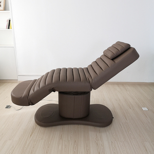 Chocolate Leather 3 Motors Electric Cosmetic Massage Bed