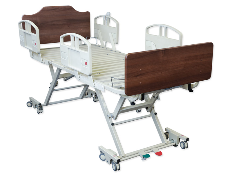 NOA Elite II Electric Long Term Care Bed in elevated position