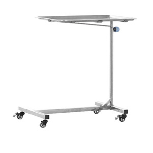 Stainless Steel Adjustable Height Surgical Mayo Table Hospital Tro Mayo Table