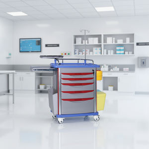Medical Emergency Trolley Hospital Trolley Medical Treatment Trolley Medicine Cart