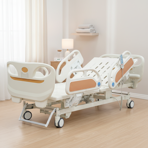 Five-Function Electric Bed for Elderly Home Hospital Use